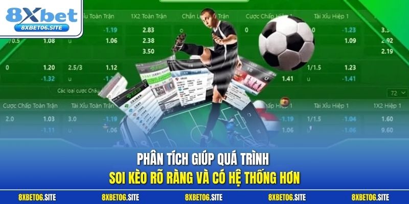 Phân tích giúp quá trình soi kèo rõ ràng và có hệ thống hơn