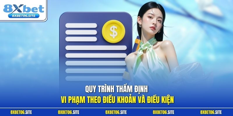 Quy trình thẩm định vi phạm theo điều khoản và điều kiện