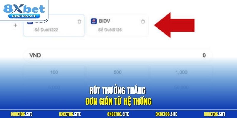 Rút thưởng thắng đơn giản từ hệ thống